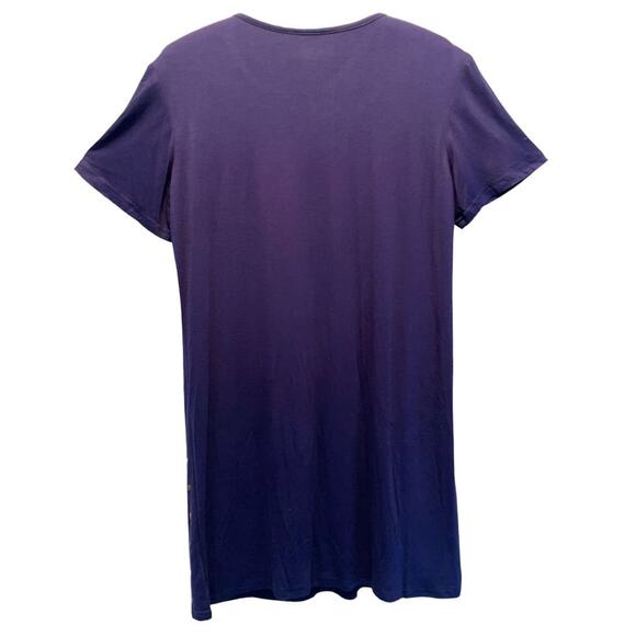 Tobi Navy Studded Short Sleeve T-shirt Mini Dress M - Picture 3 of 5